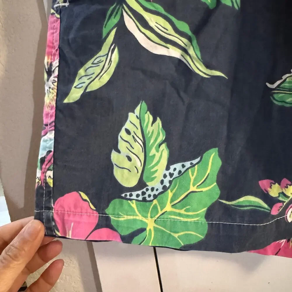 Polo Ralph Lauren Swim Trunks Mens Large Hawaiian Hula Floral Beach Surfer Large